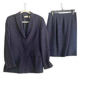 Ann Taylor Navy Skirt Set